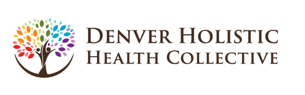 Denver Holistic Health Collective logo with a tree and the name.